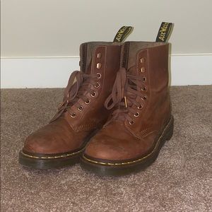 brown barely worn docs!